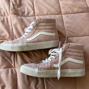 VANS Sk8-Hi Pink Suade High-Top Skateboarding Women’s 8